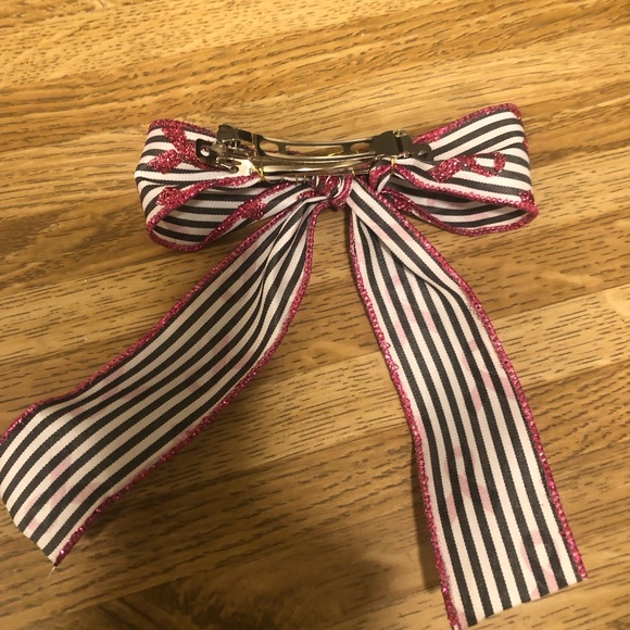 Breast Cancer Awareness Ribbon 3” French Barrette - Picture 3 of 7